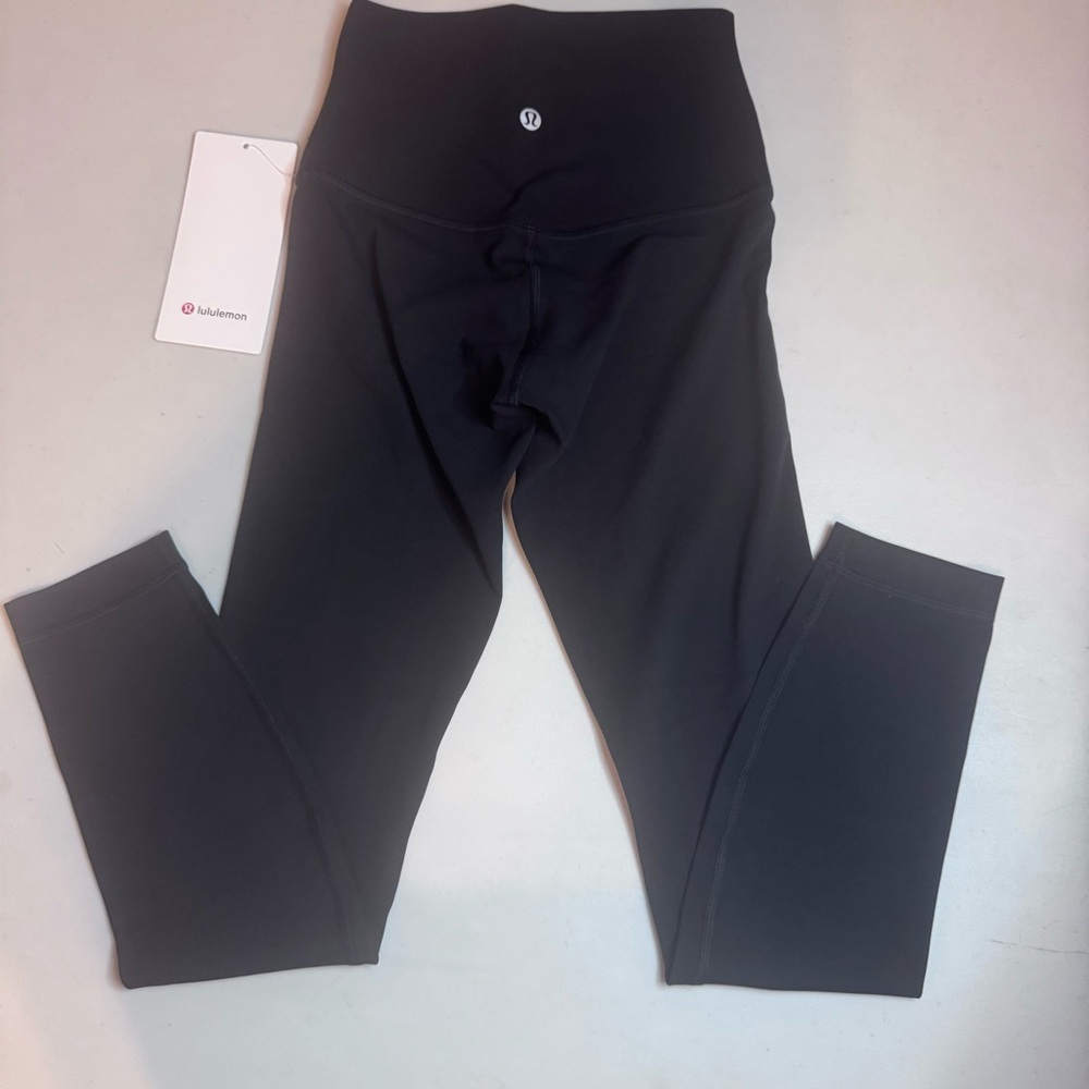 Lululemon Align HR Pant 25" High-Rise Black Leggings Size 2 NWT LW5CTAS